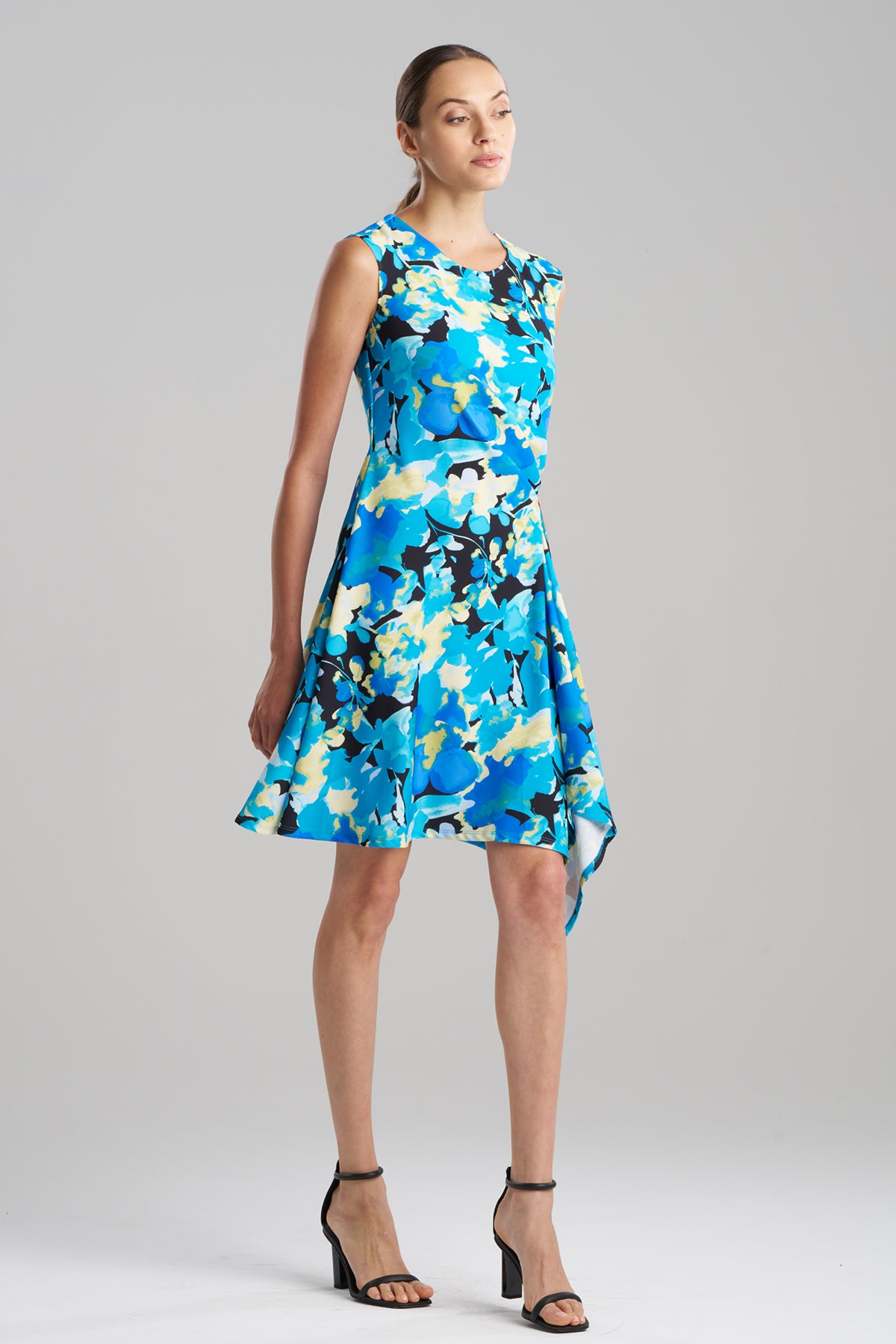 bright floral cocktail dress Short Ruffle Floral Sequin Cocktail Dress Primavera Couture 4454