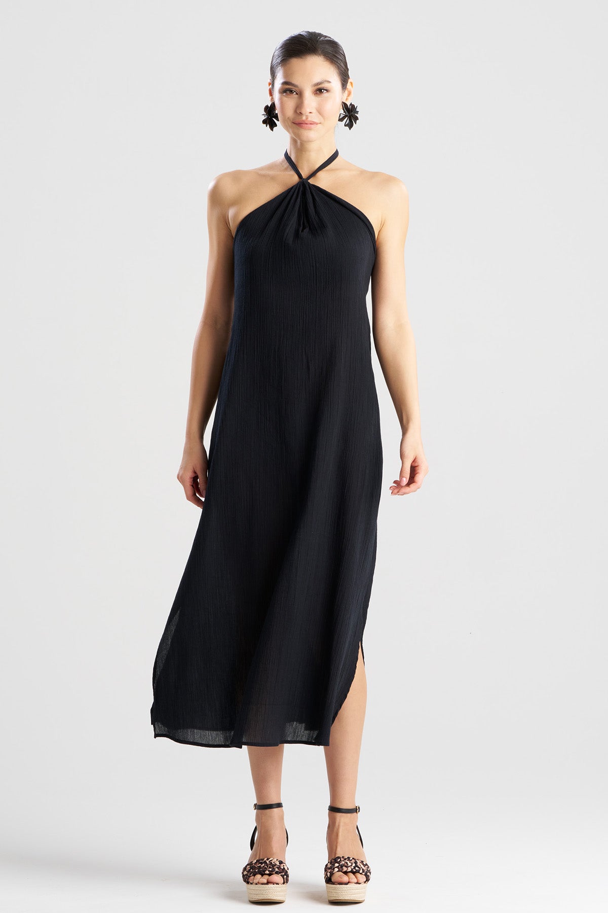Buy Cotton Gauze Halter Dress online | NATORI Buy Cotton Gauze Halter Dress online | NATORI