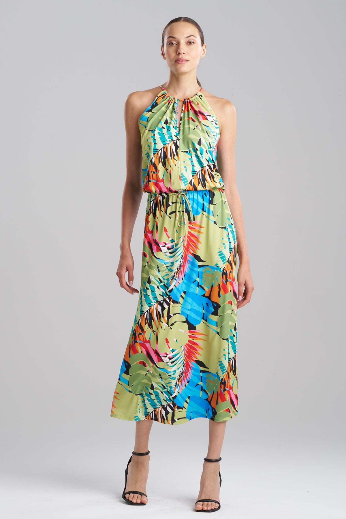Palms Slinky Knit Halter Maxi Dress Palms Slinky Knit Halter Maxi Dress