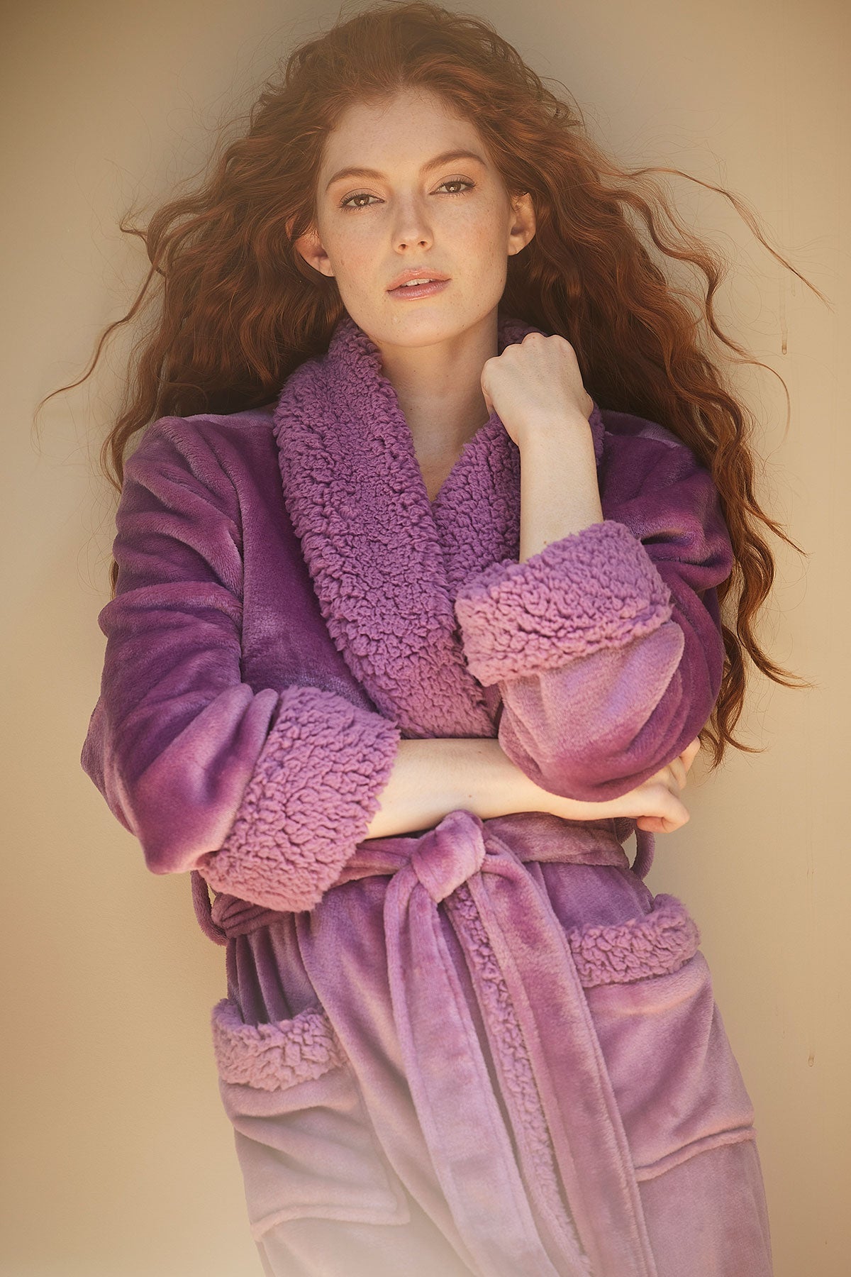 Plush Robe Natori Shangri La Nightgown Buy Plush Sherpa Robe In