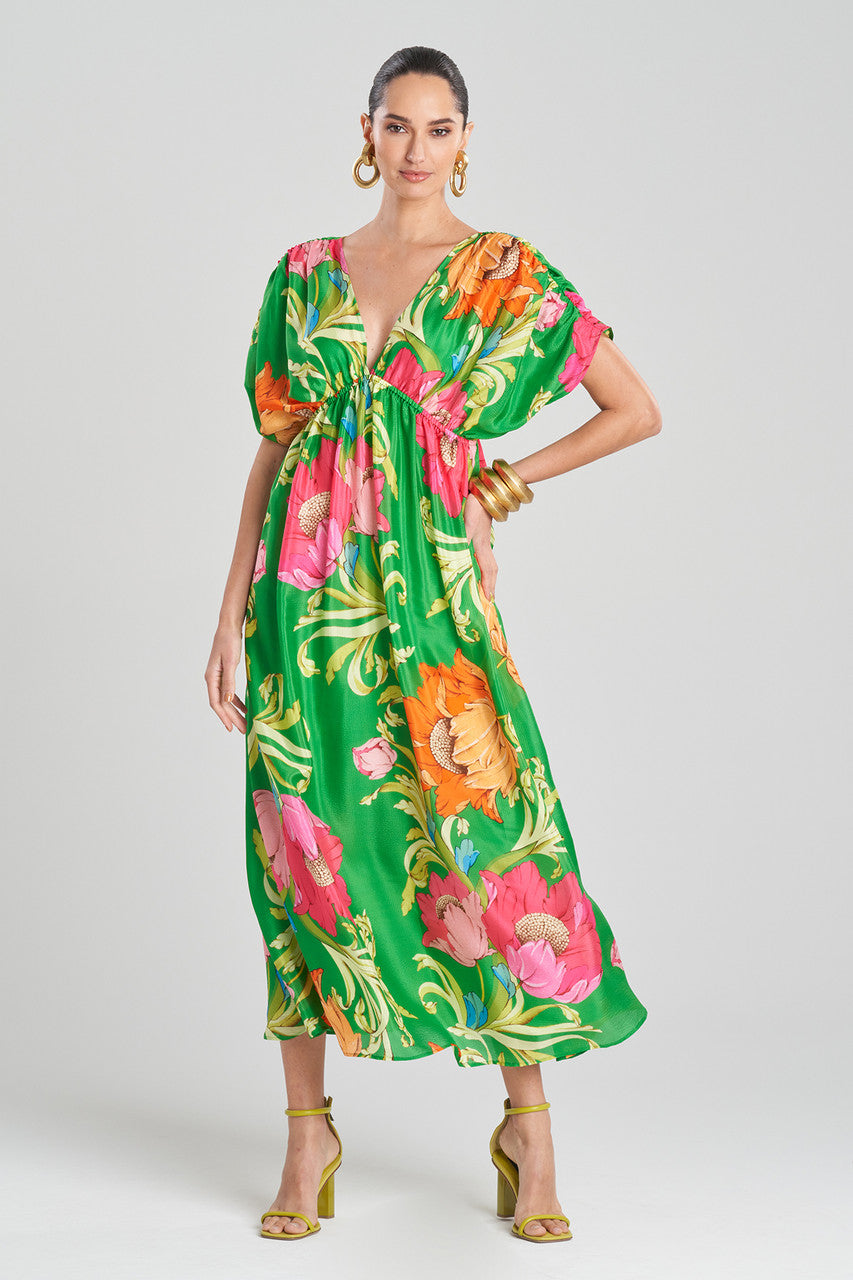 Shinjo Obi Silk Kimono Dress Shinjo Obi Silk Kimono Dress