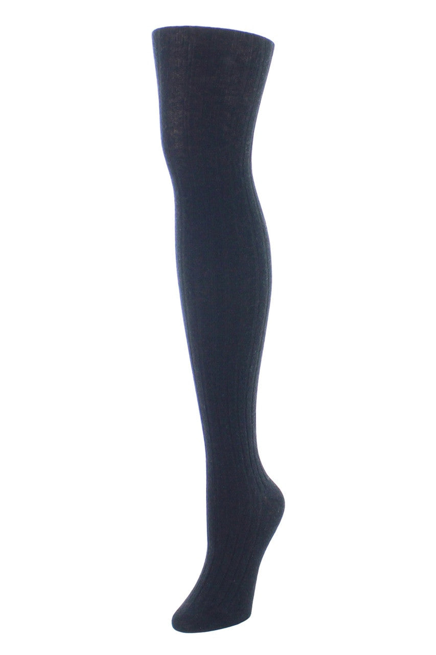 WOOTI TIGHTS Jambière Super Douce En Viscose Cachemire - Bord Confort, Taille Unique, Fabriquée En Italie