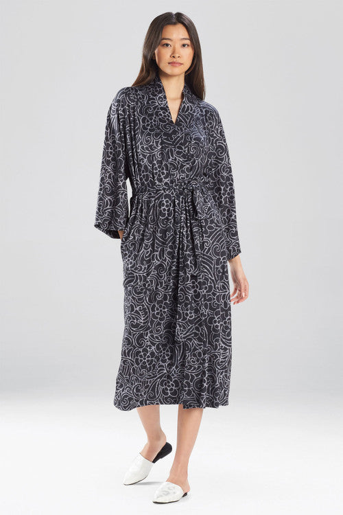Scroll Robe Buy Nomad Scroll Robe in Black Grey Online | NATORI