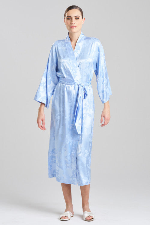 Imperial Robe Home Buy Imperial Garden Robe in Blue Opal Online | NATORI