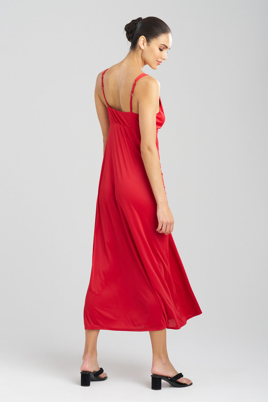 aphrodite red dress Lahive Aphrodite Asymmetrical Draped Dress