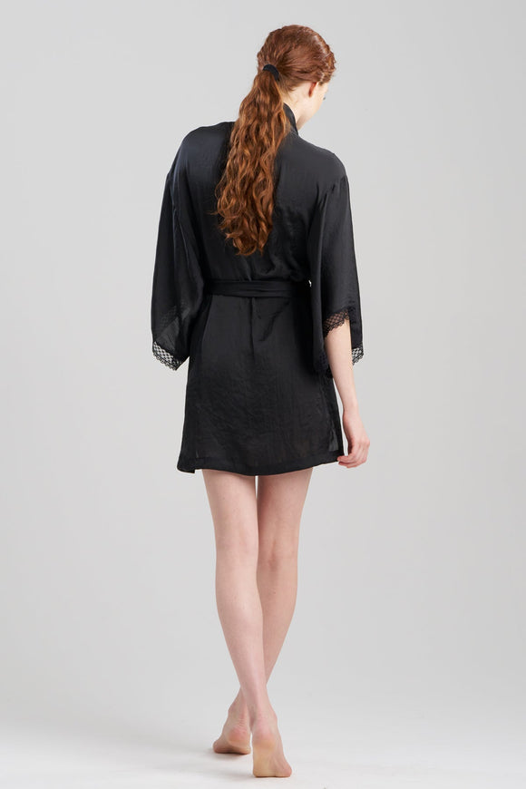 Ashley Navy Sateen Wrap