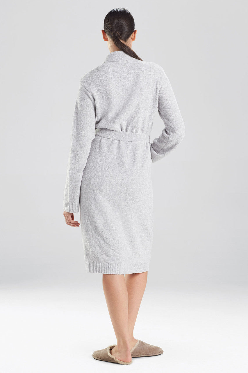 Grey Heat Robe Buy Aura Heather Chenille Robe in Dove Grey Online | NATORI
