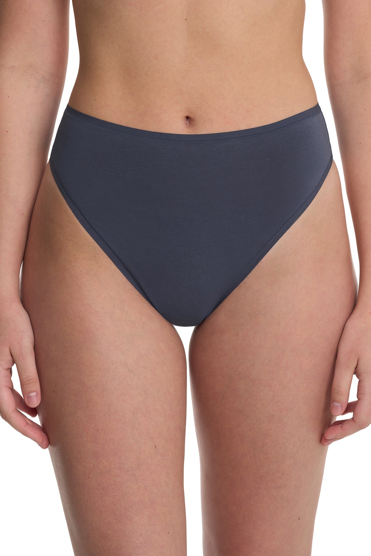 Natori Bliss Bare High Cut Brief, Pack Of 3 in Black | Lyst UK