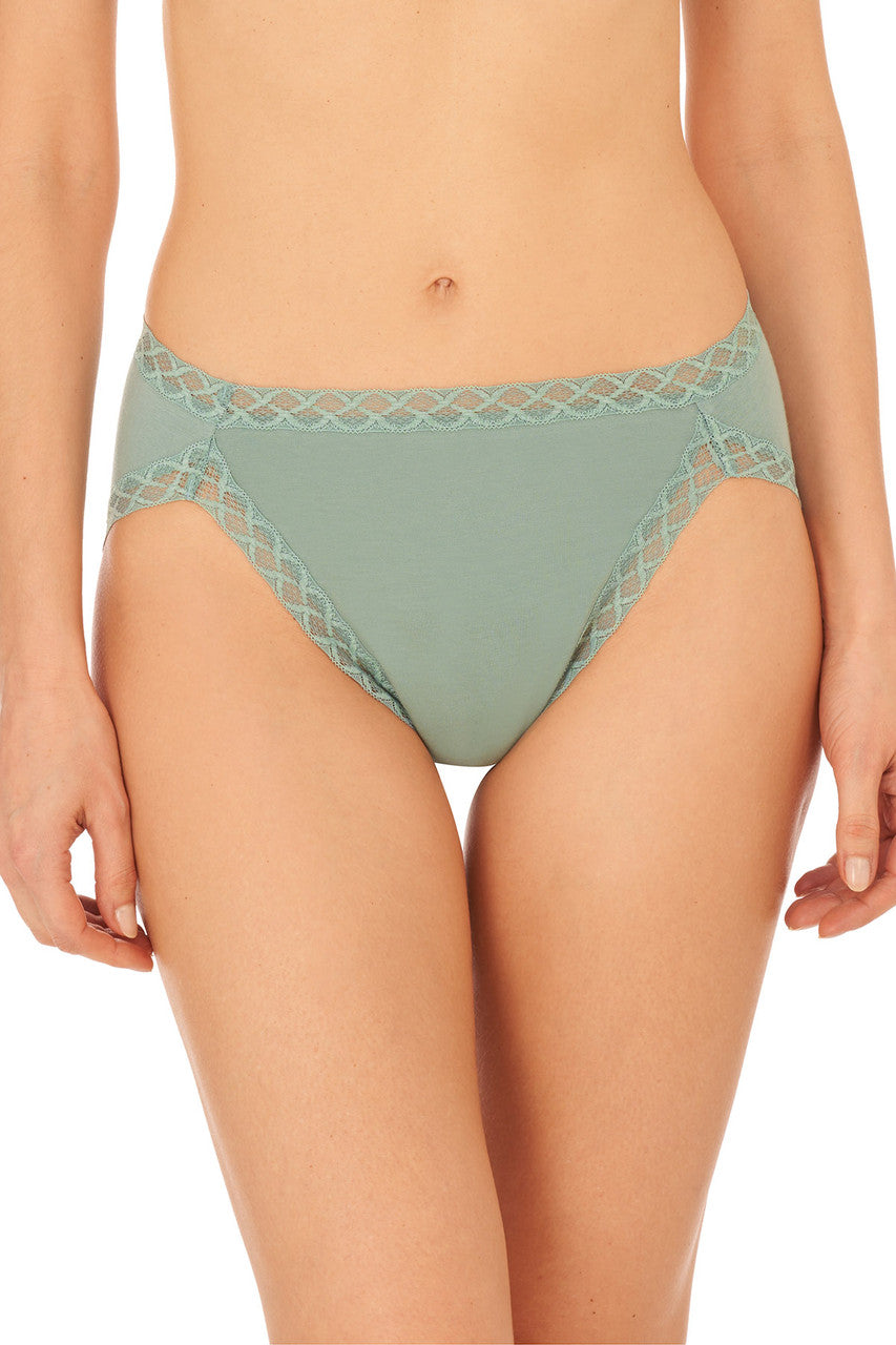 Natori Bliss French Cut Briefs 3 Pack Panty In Hibiscus/linen/blossom Natori Bliss French Cut Briefs 3 Pack Panty In Hibiscus/linen/blossom