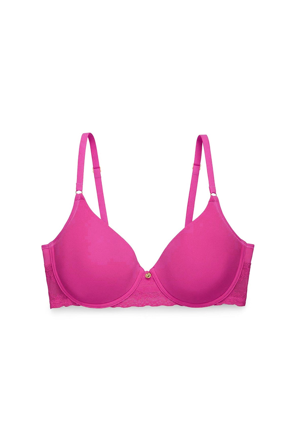 Natori Reggiseno Bliss Perfection Contour: Con Ferretto, Beige Rosa, Coppa 34G, Comfort Invisibile