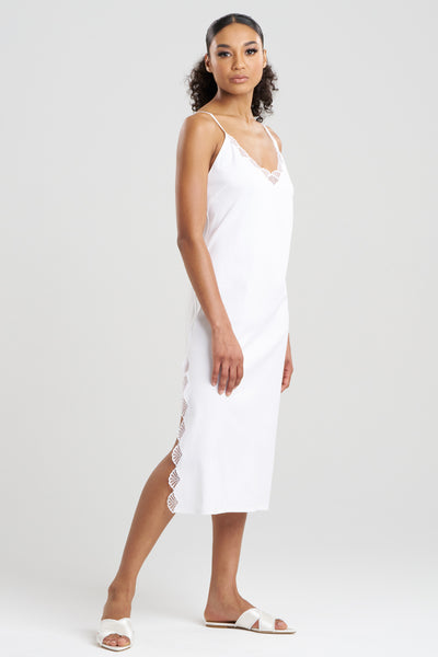 natori slip dress S Small Knotted Rose Gold Mocha Strappy Satin Machine wash cold Buy Lolita Lace Slit Gown