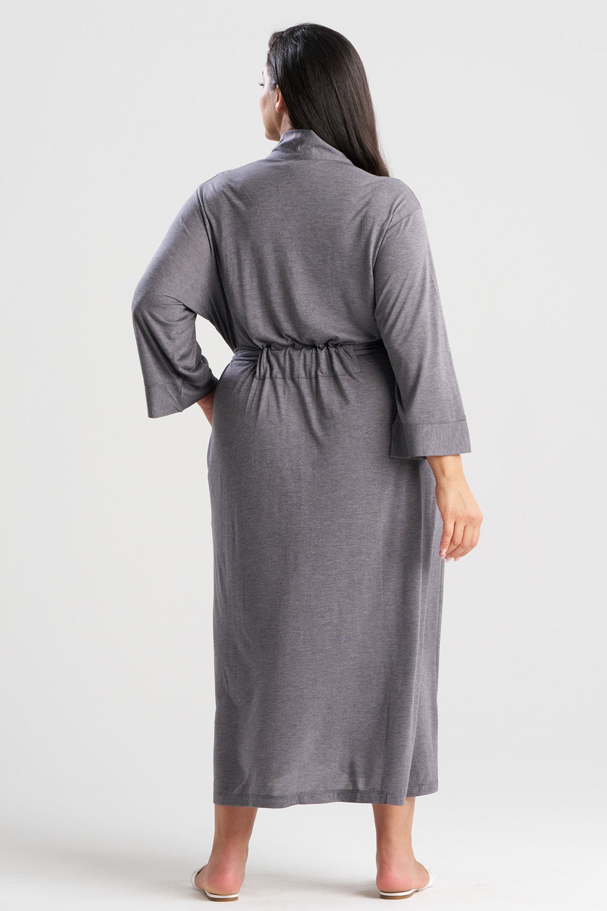 Grey Heat Robe Buy Congo Robe in Heather Grey Online | NATORI