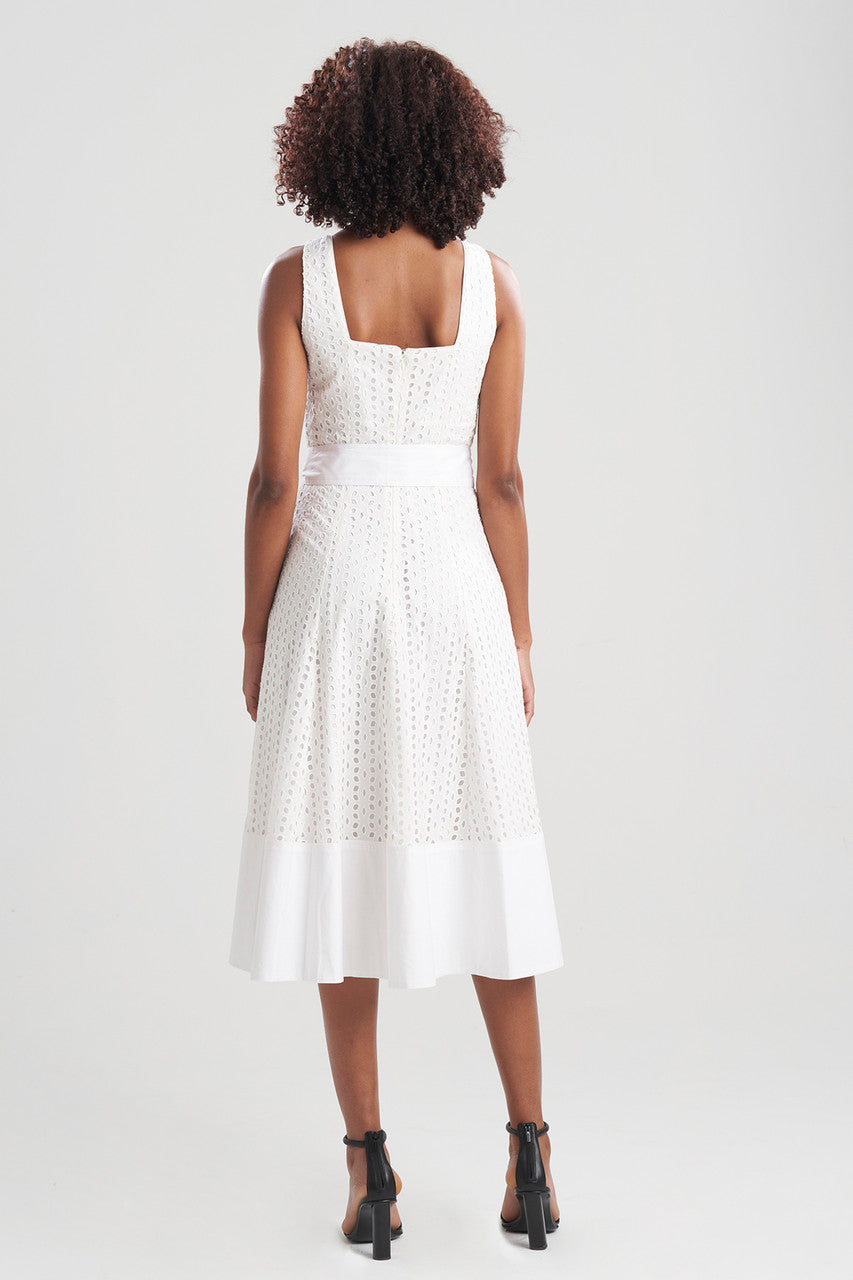 Buy Cotton Eyelet Midi Tank Dress in White Online | NATORI Buy Cotton Eyelet Midi Tank Dress in White Online | NATORI