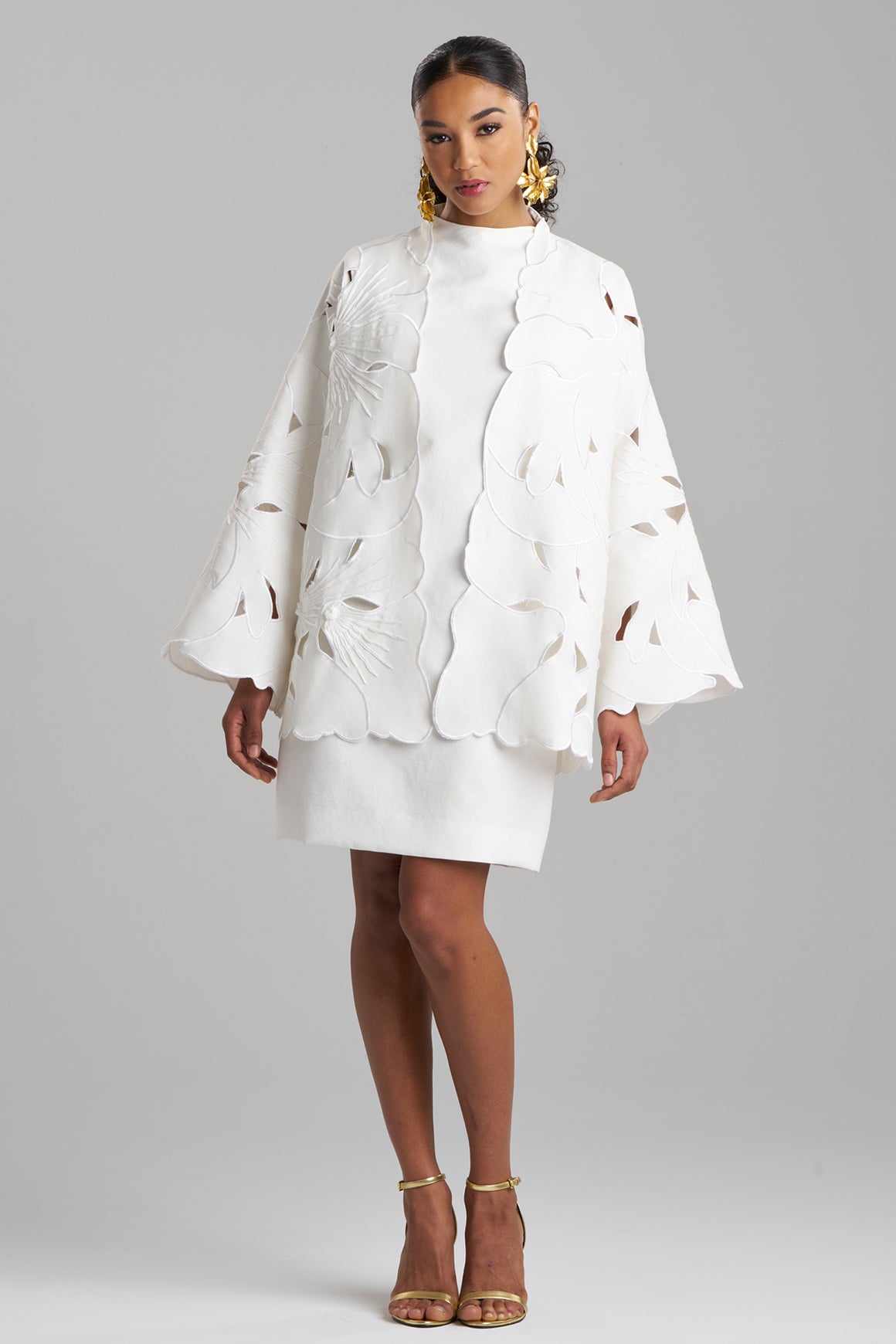 Embellished Cotton Classic Jacket main image 0