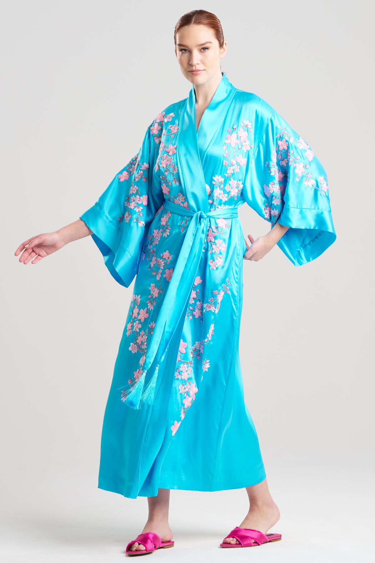 Couture Sakura Embroidered Floral Silk Robe couture-sakura-embroidered-floral-silk-robe