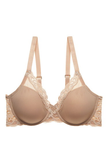 Feathers Full Figure Contour Underwire Bra main image 1