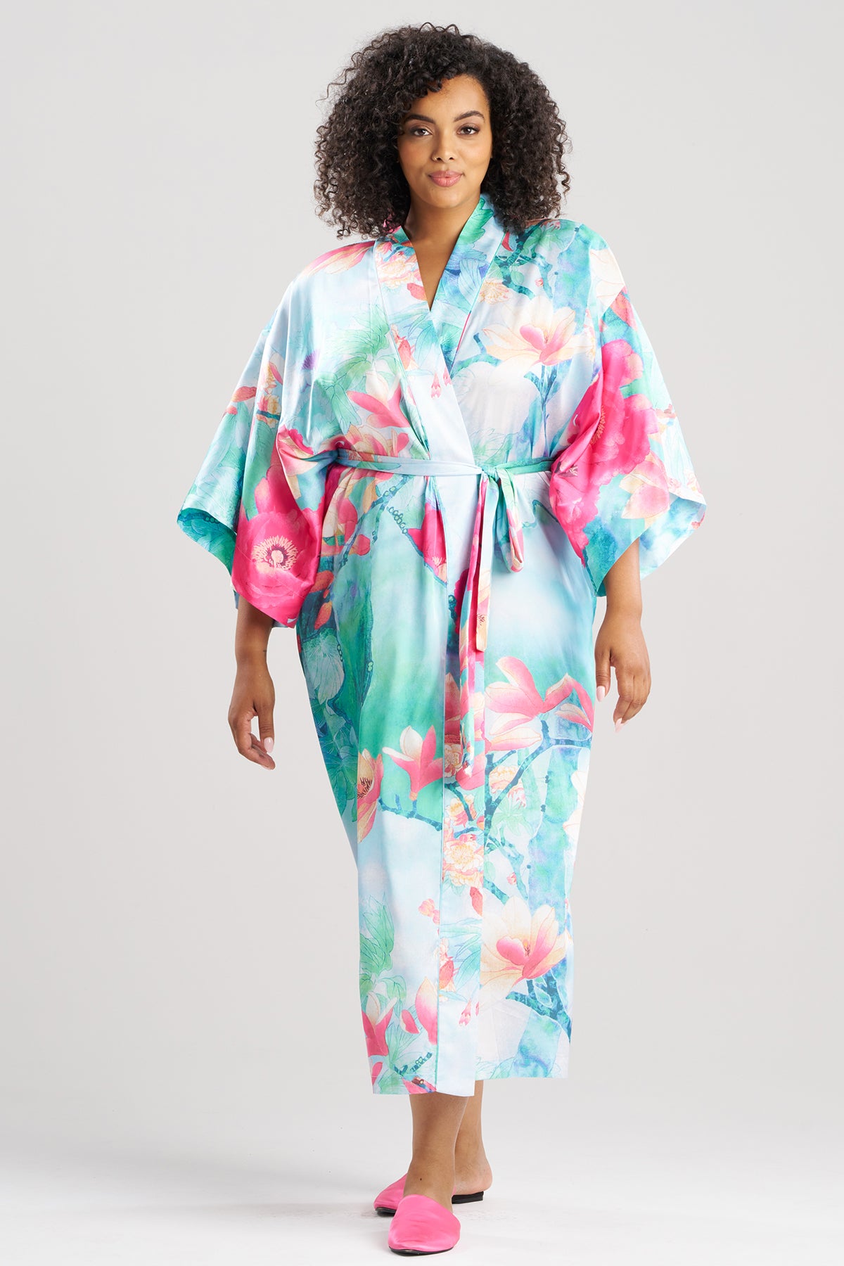 Spring Robe Floral Floral Garden Robe