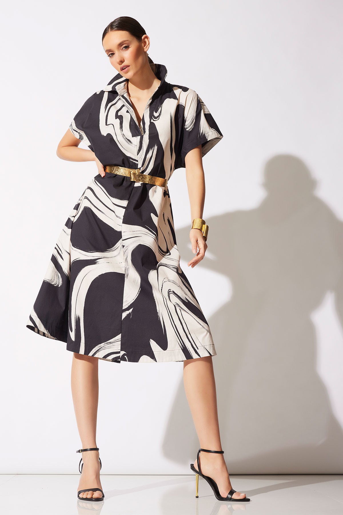 cotton trapeze dress Natori - Kaze Short Sleeve - Women's - Black Harvey Brown Strapless Scallop SCH003311_P_S or the city Color::Custom Color-pls leave a note