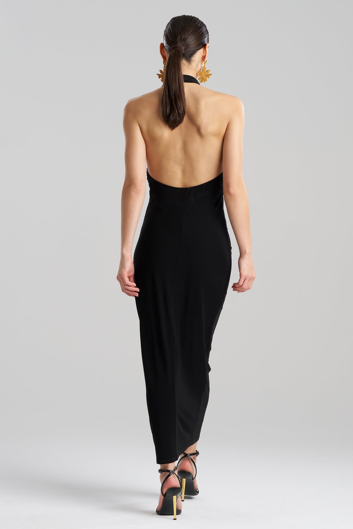 Natori | Matte Jersey Halter Maxi Dress | S | Black Natori | Matte Jersey Halter Maxi Dress | S | Black