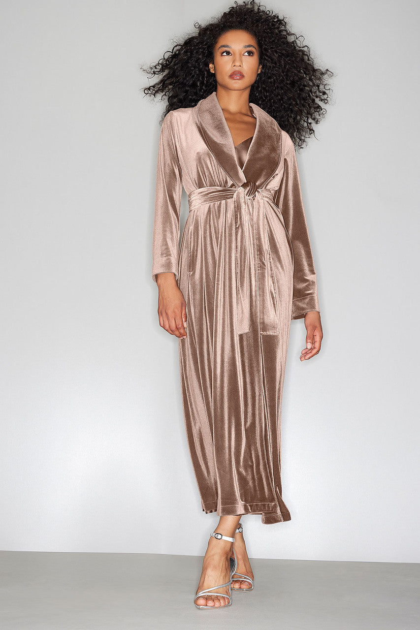 Velvet Zip Robe Natalie Velvet Robe