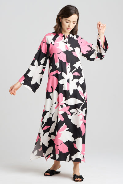 Niwashi-Zip-Caftan-Pink-Black-