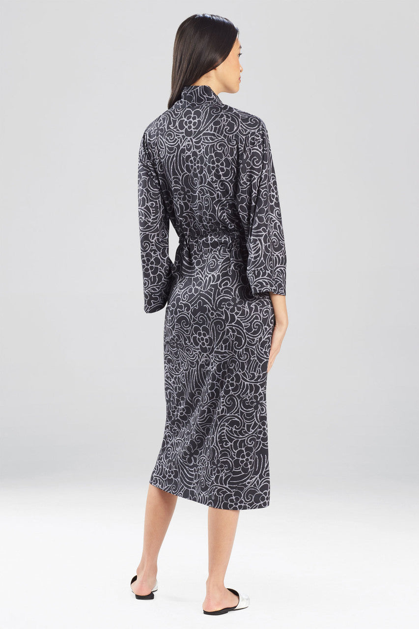 Scroll Robe Buy Nomad Scroll Robe in Black Grey Online | NATORI