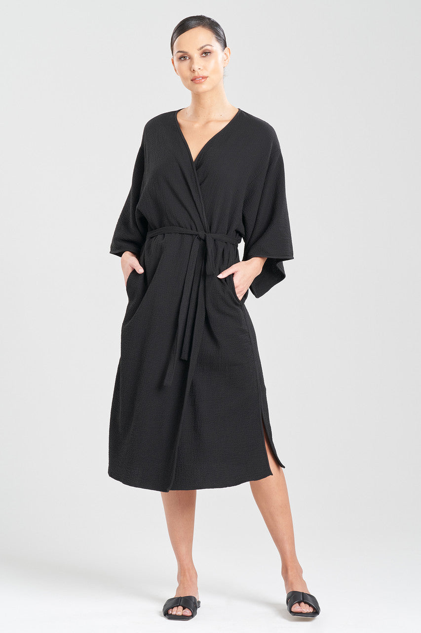 Buy Onsen Robe in Black Online | NATORI