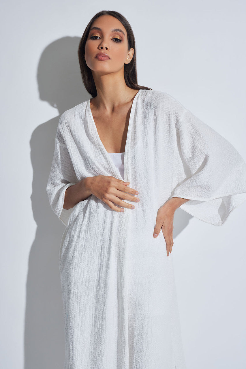 Buy Onsen Robe in White Online | NATORI