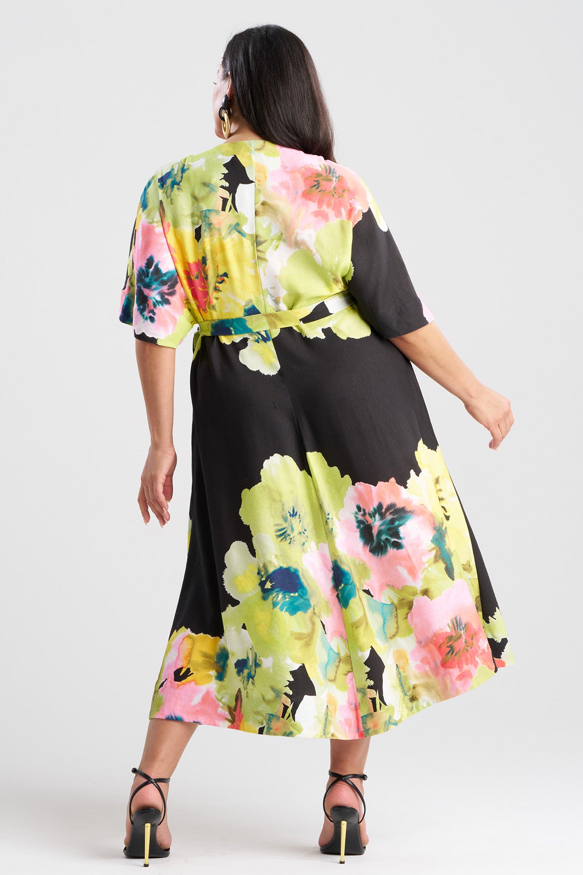 Ophelia Linen Kimono Wrap Dress Ophelia Linen Kimono Wrap Dress