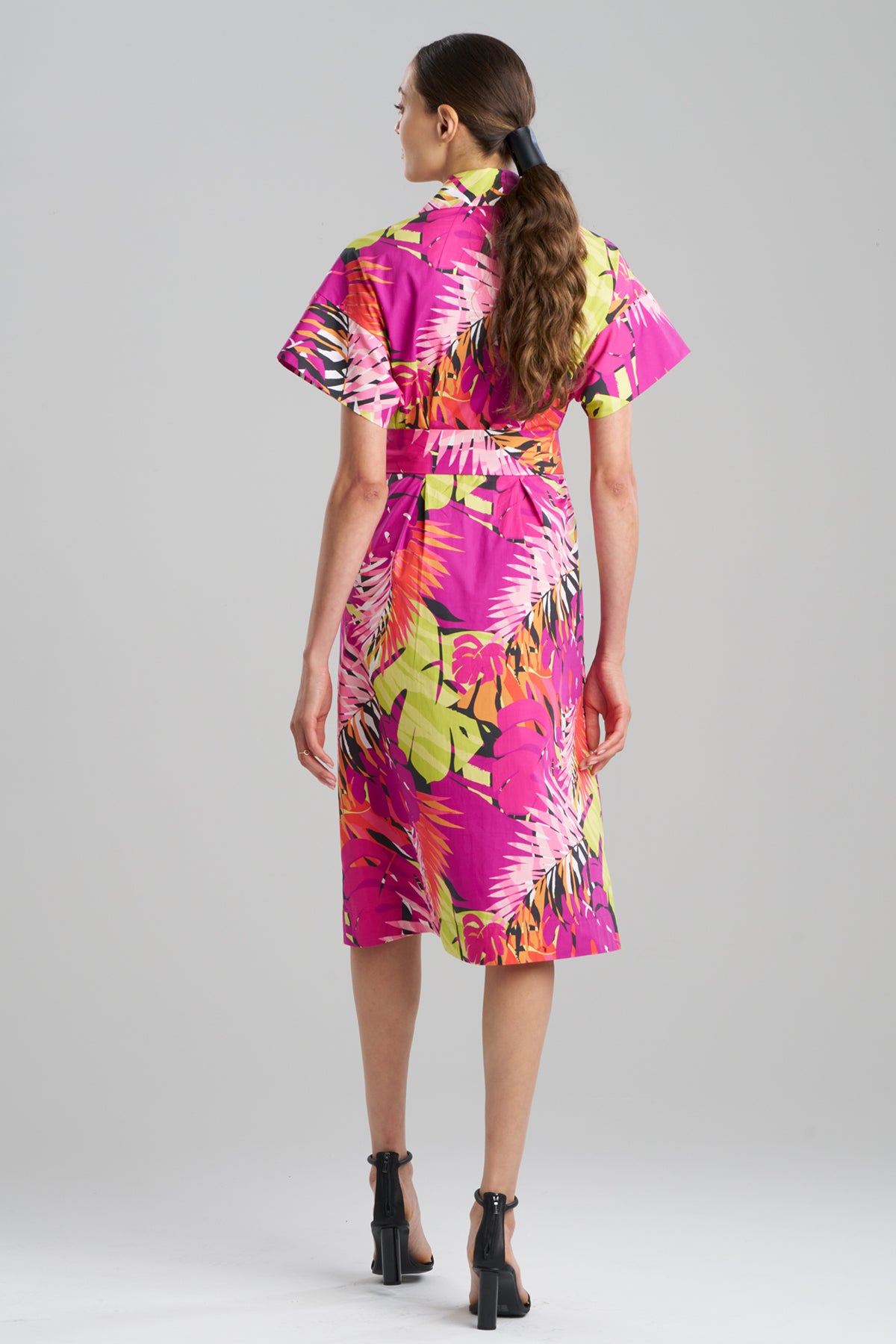 natori shirt dress N Natori Palms Poplin Shirtdress Shirt Dress