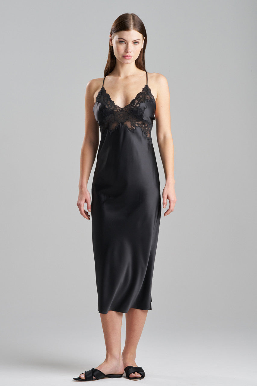 natori slip dress EDIT Ashley Icon Lace Nightgown Shell Pink L NWT $110 It should be hand washed cold with similar colors Natori Satin Slip Dress Nightgown