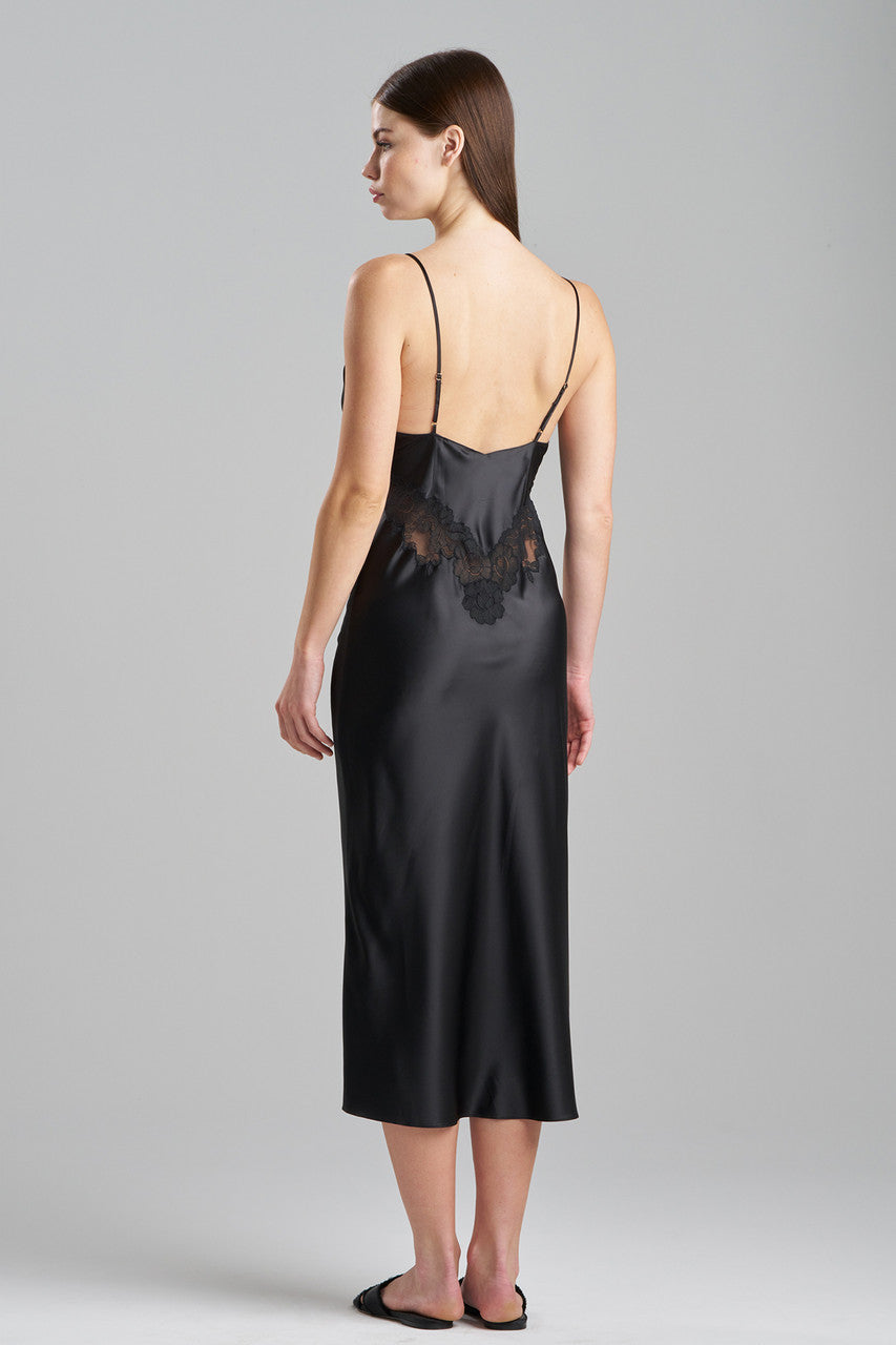 Natori - Peony Glamour Slip Gown - Black Natori - Peony Glamour Slip Gown - Black