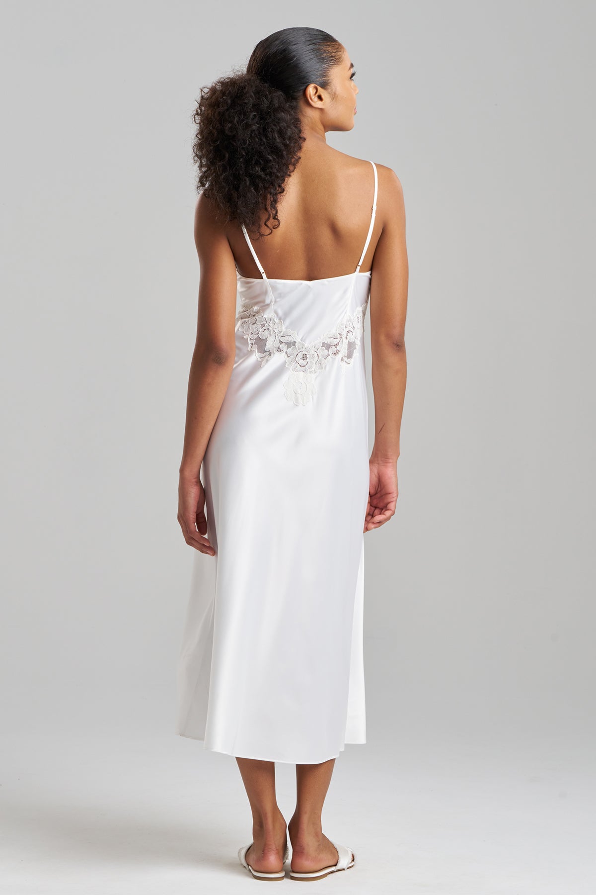 natori slip dress Natori - Peony Glamour Slip Gown - White