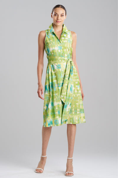 Natori Halter Button Down Dress