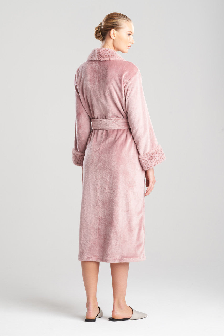 Ric Rac Plush Robe Buy Plush Lynx Robe in Nude Blush Online | NATORI