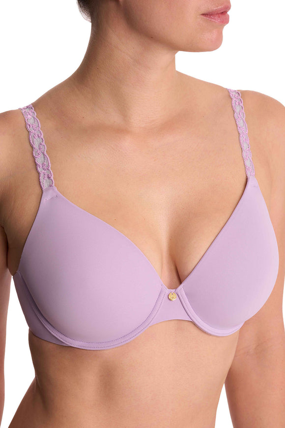 Natori Pure Luxe Custom Coverage Contour Bra - Full Fit Cup For Everyday Sleek Support & Comfort - View #5