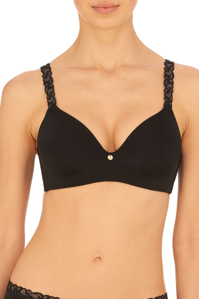 Buy Pure Luxe Wireless Contour Bra in Black Online | NATORI