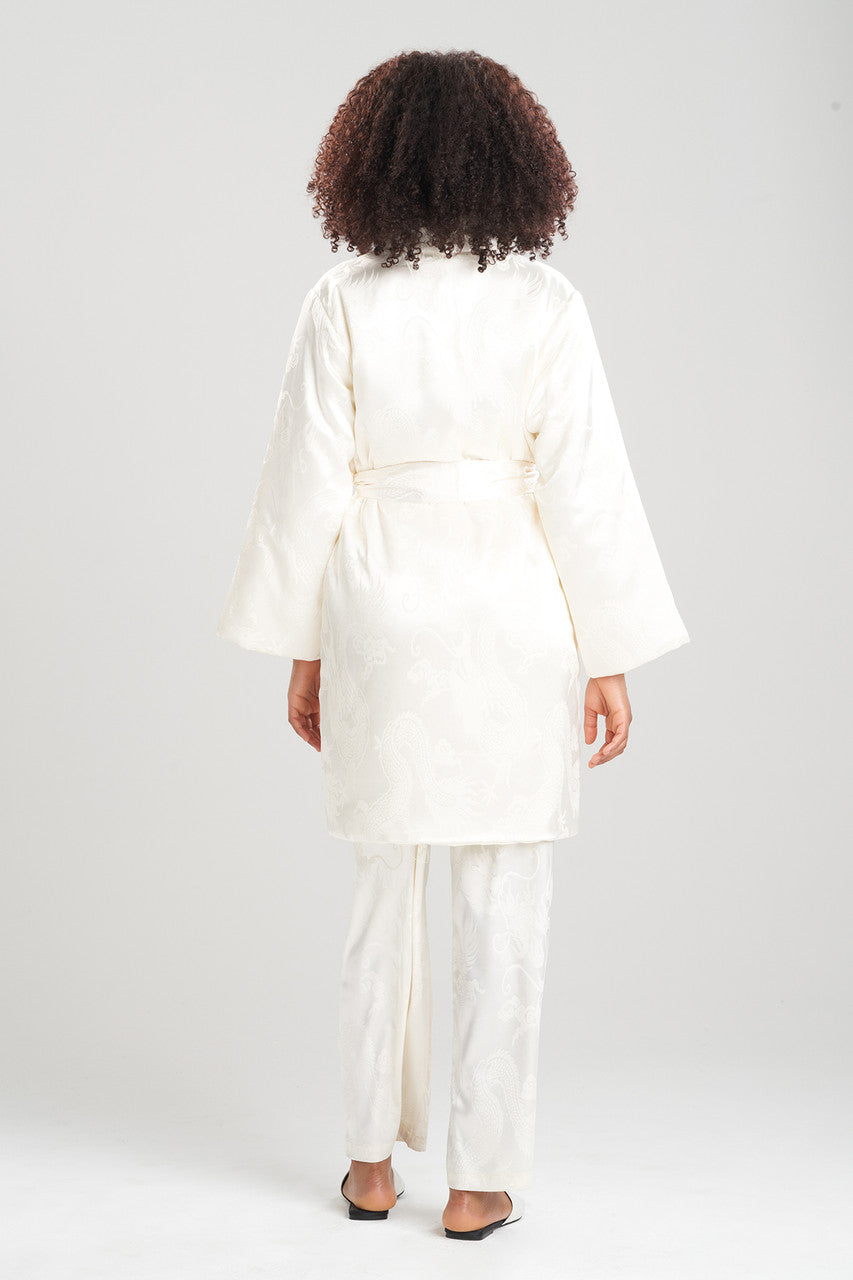 Puffer Robe Colorful Buy Ryu Jacquard Short Puffer Robe in Cream Online | NATORI