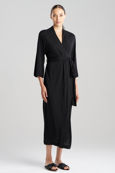(取寄) ナトリ レディース シャングリ-ラ ローブ Natori women Shangri-La Robe Black Buy Shangri-La TENCEL™ Robe in Black Online | NATORI