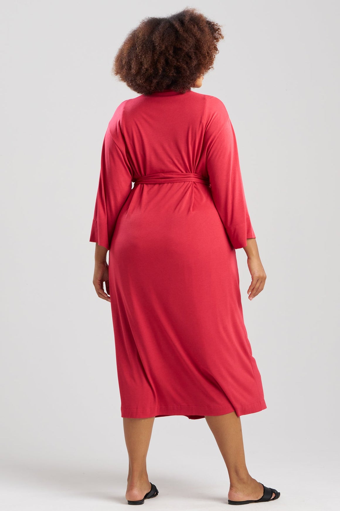 Buy Shangri-La TENCEL™ Robe in Crimson Red Online | NATORI