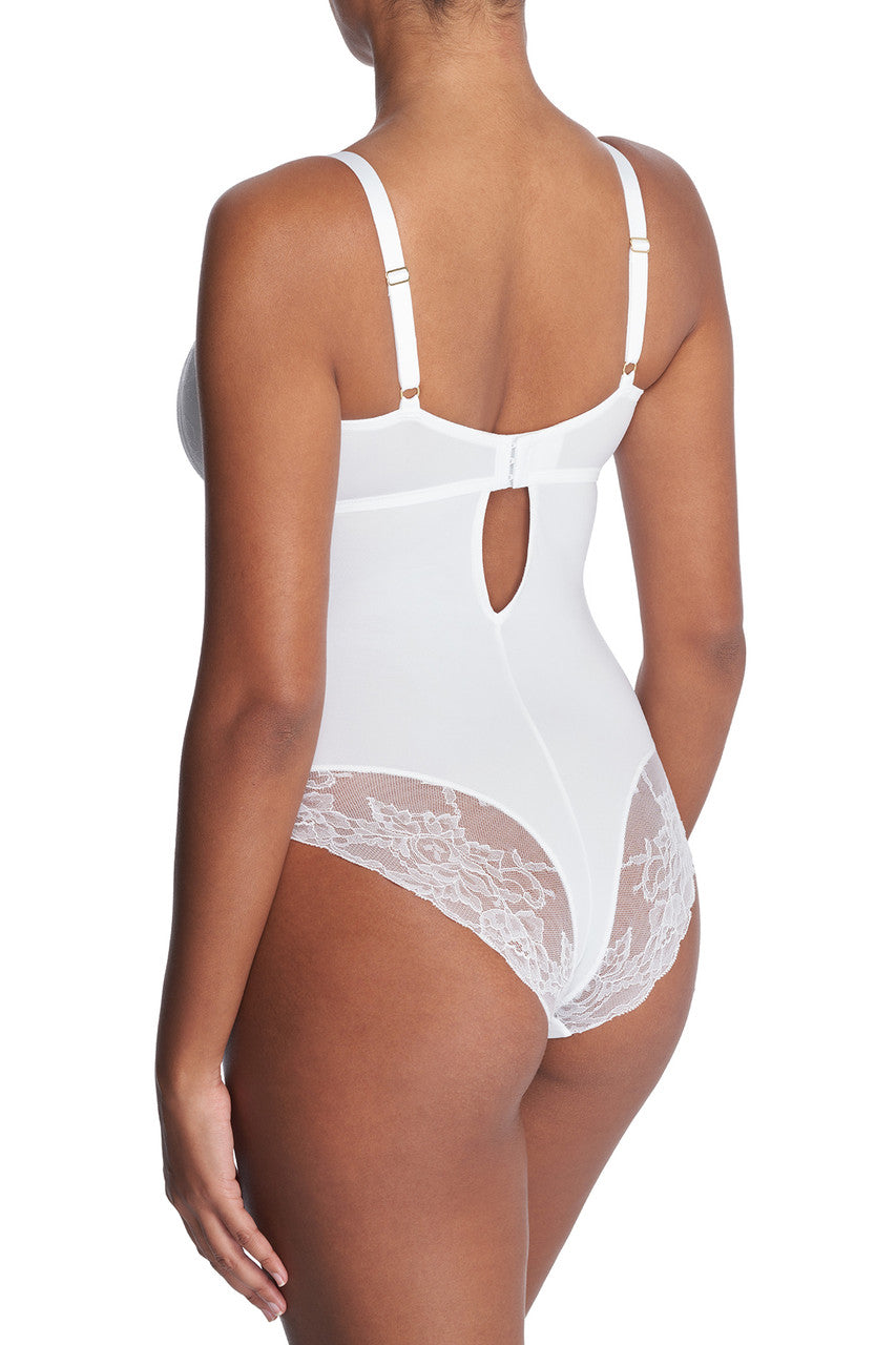 Natori - Statement Full Fit Underwire Bodysuit Women's - White - 34G Natori - Statement Full Fit Underwire Bodysuit Women's - White - 34G