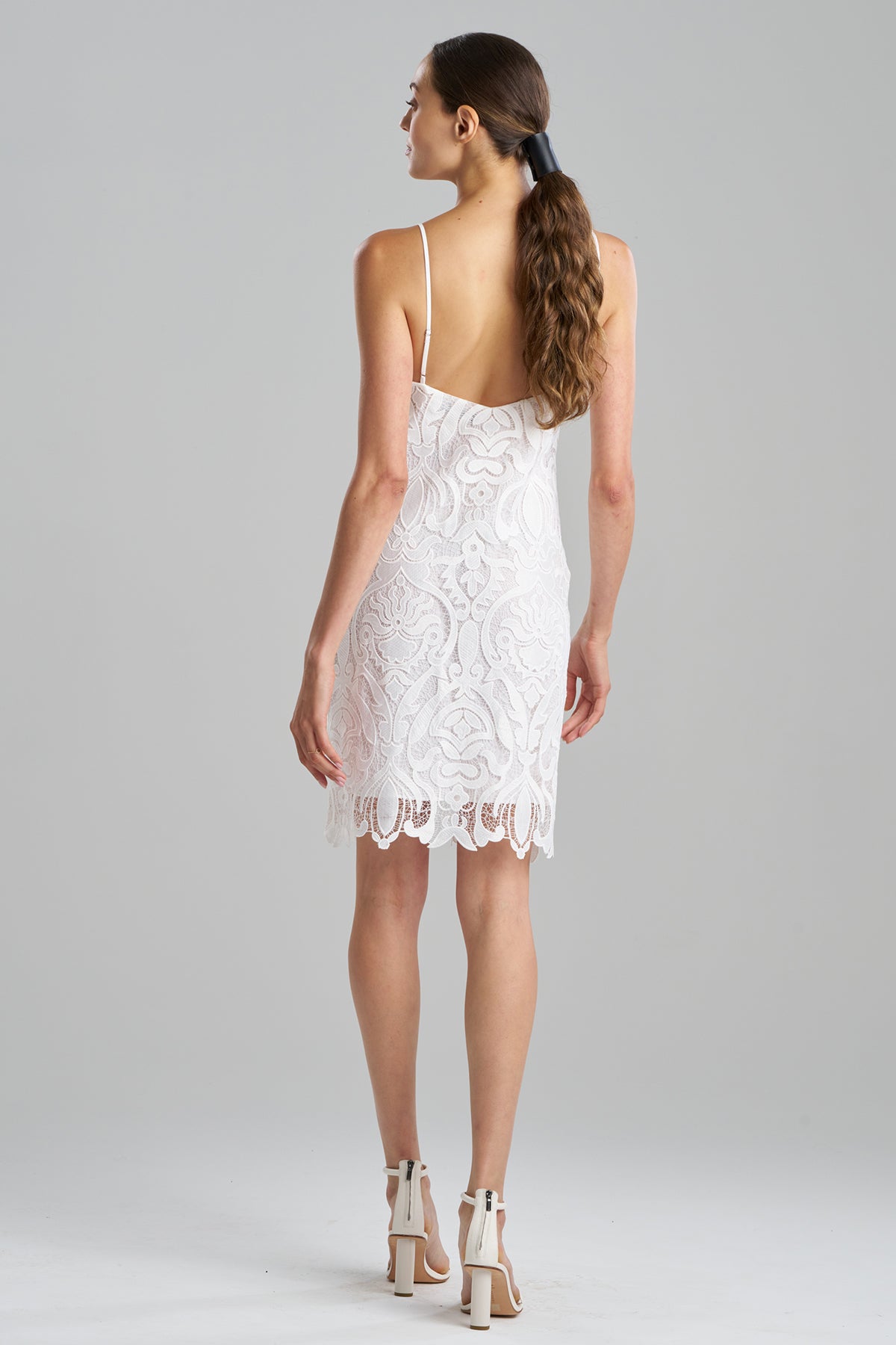 Natori - Suzani Lace Slip Dress - Women's - White Natori - Suzani Lace Slip Dress - Women's - White