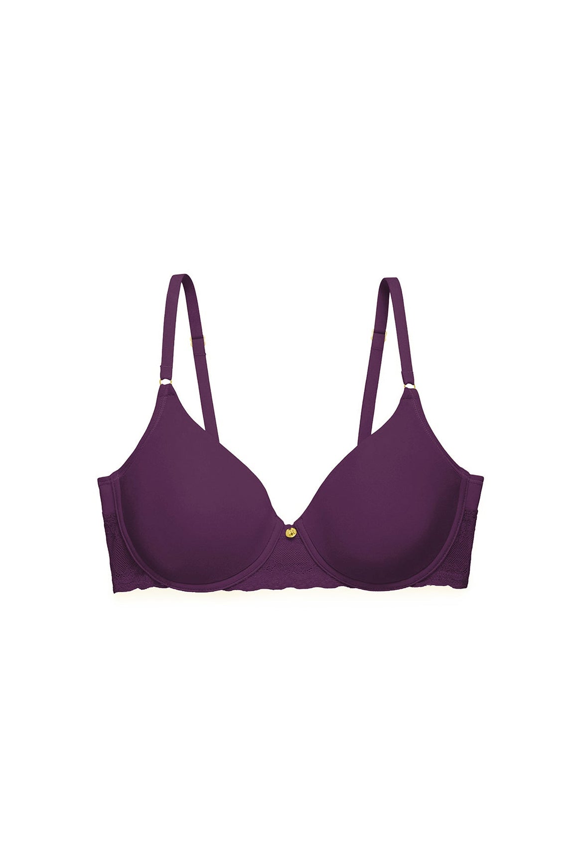 Natori Bliss Perfection Reggiseno Con Ferretto E Coppe Contour - Beige Rosa, Taglia 38D, Pizzo E Jersey