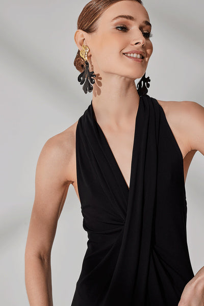 Buy Matte Jersey Maxi Dress in Black Online