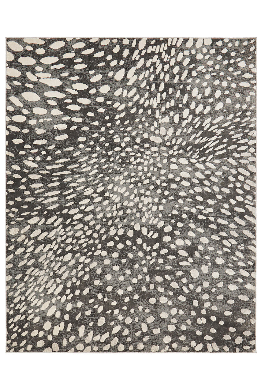 Spotted Outdoor Rug Buy Serengeti- Charcoal Spotted Rug in Grey Online | NATORI