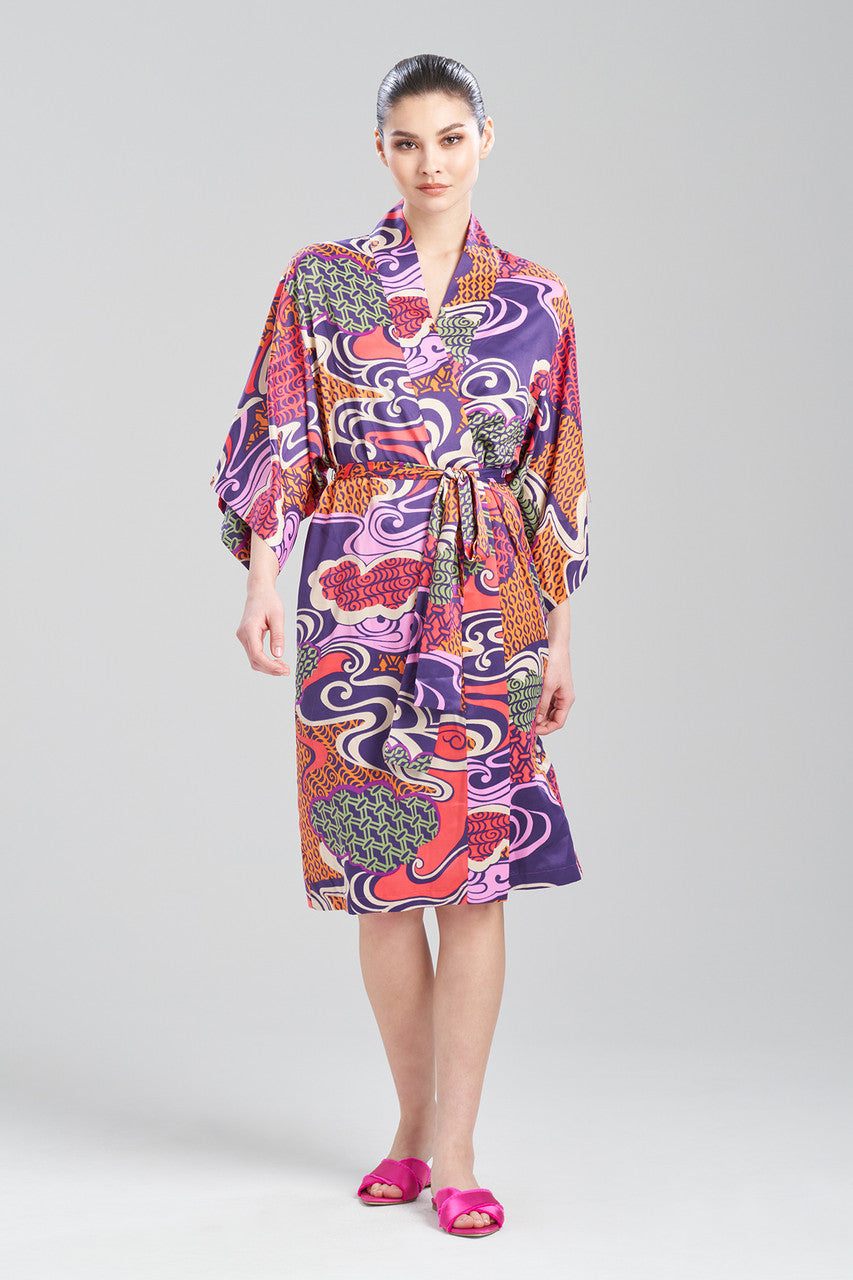 Utura Robe Buy Uzu Robe in Purple Multi Online | NATORI