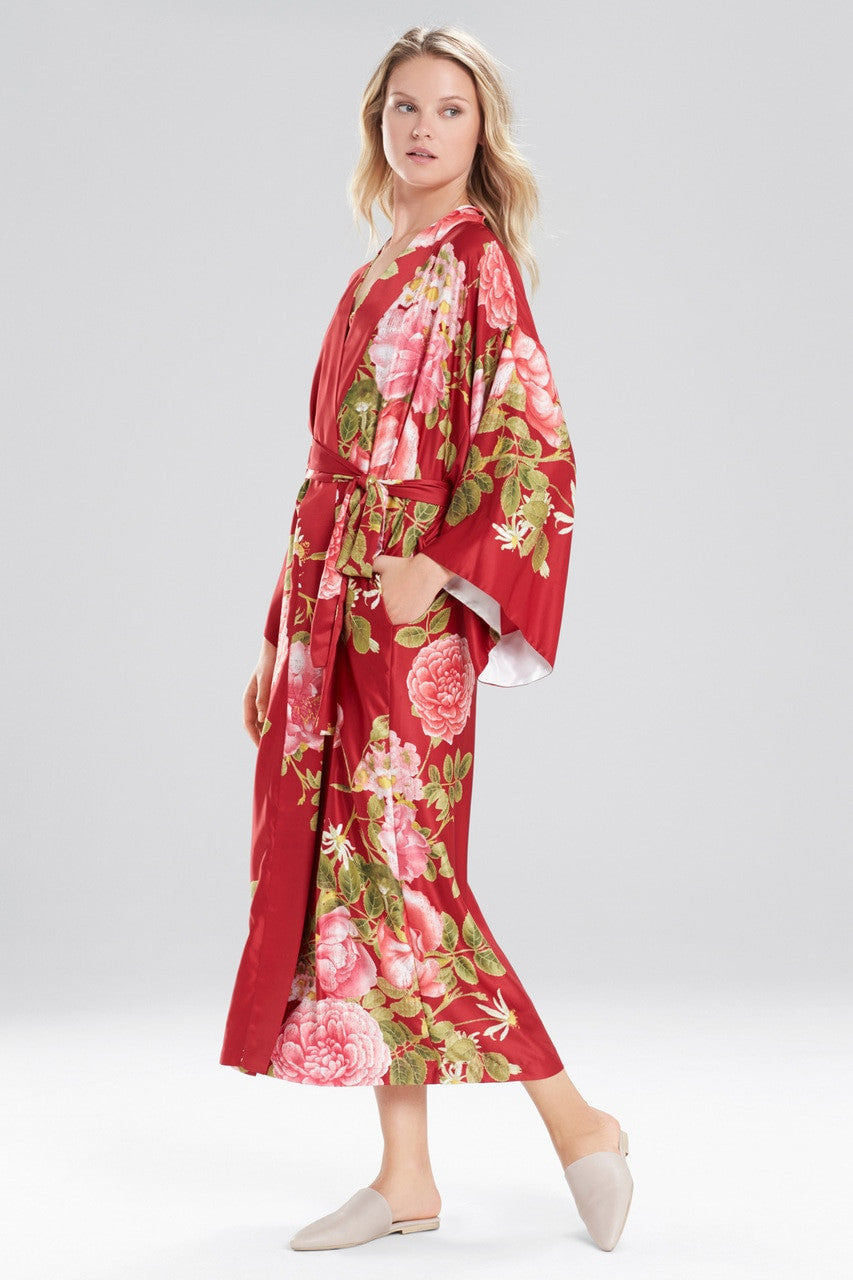 Buy Mandarin Robe in Red Online | NATORI
