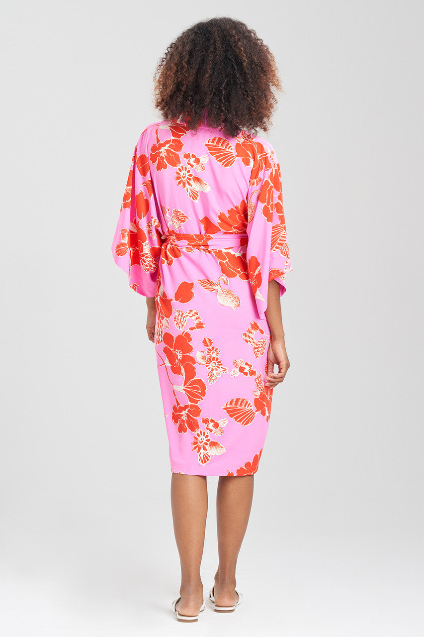 Red Flower Robe Buy Passion Flower Robe in Pink Red Combo Online | NATORI
