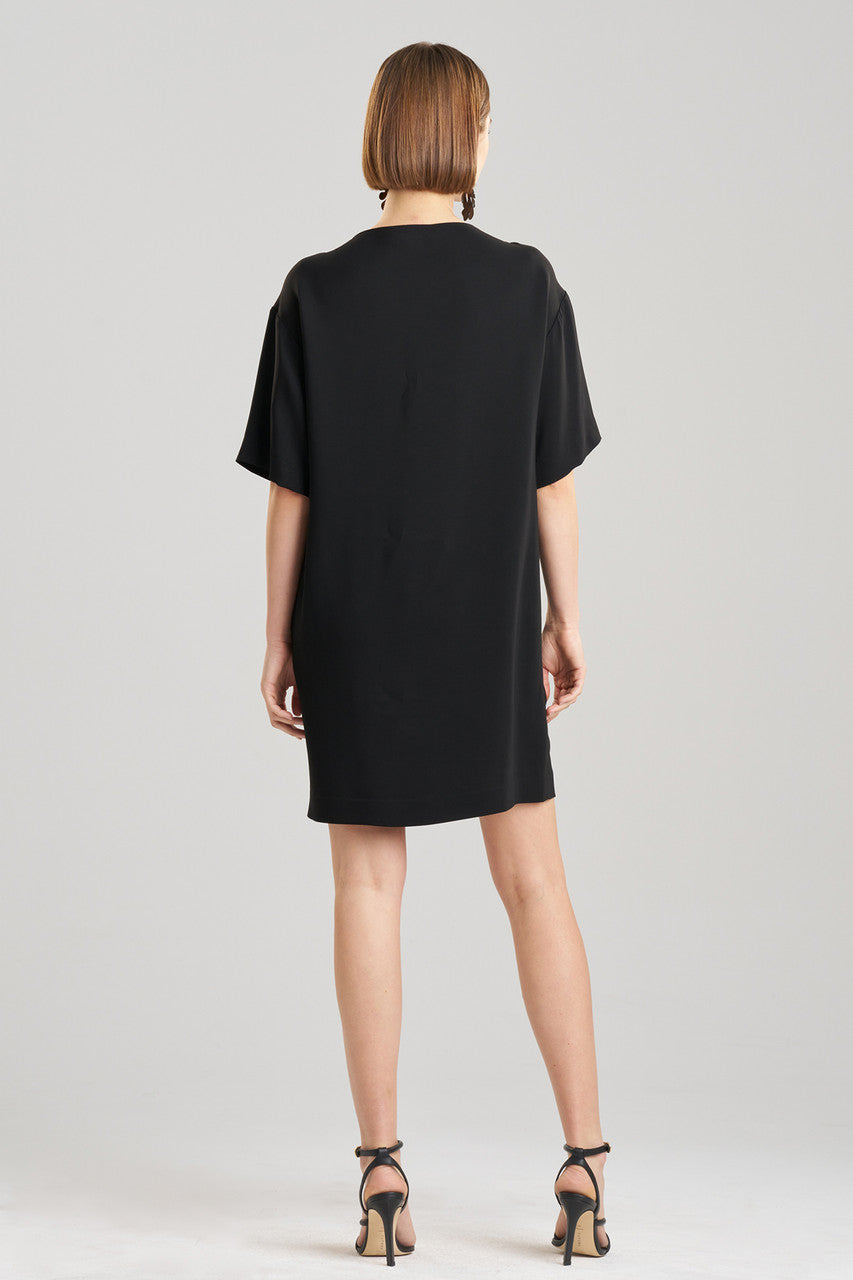 crepe t shirt dress ASOS DESIGN Curve Bridesmaids slash neck crepe t-shirt sleeve minimal drape maxi dress in soft pink