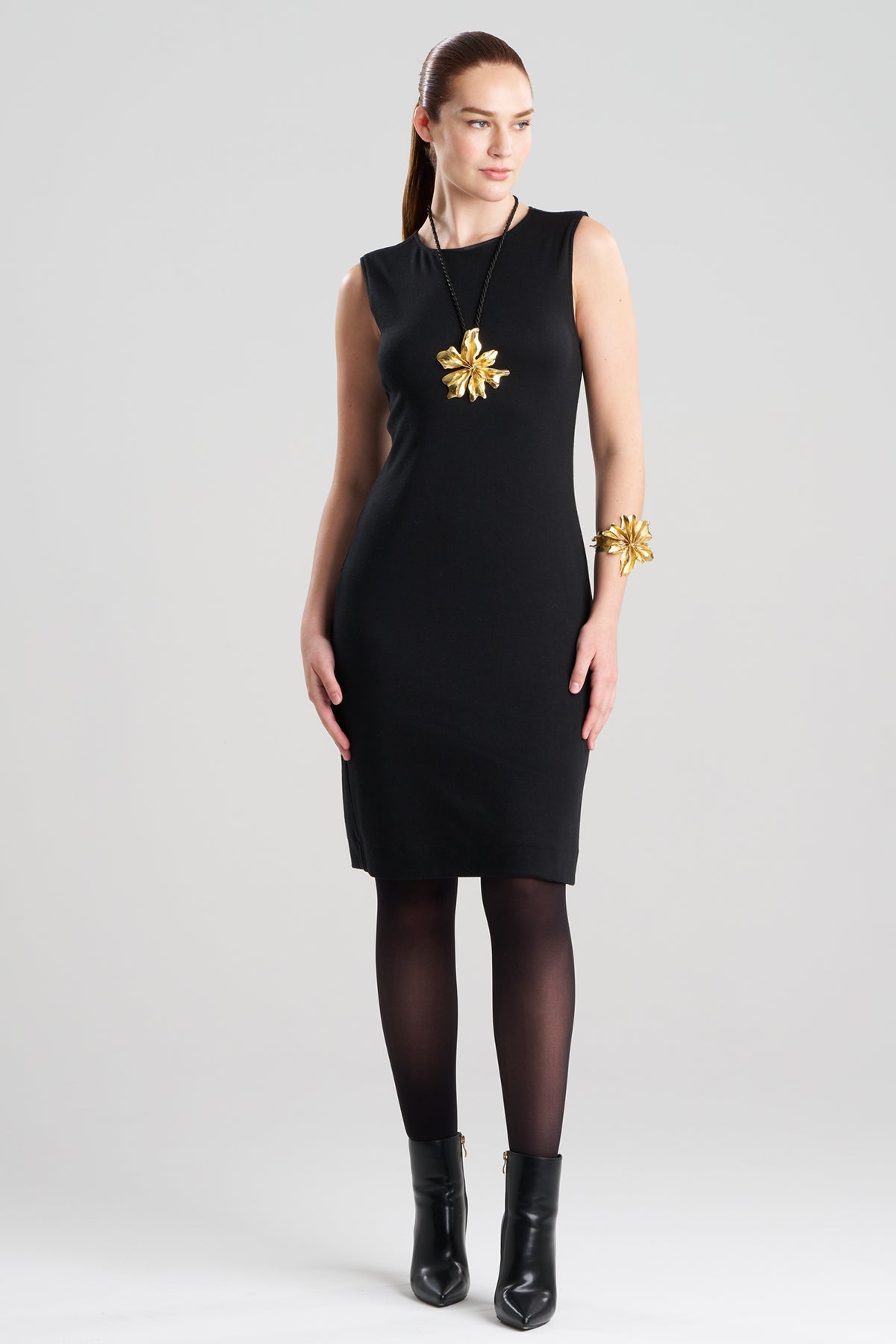 Natori - Layering Jersey Sleeveless Dress - Women's - Black - Size M Natori - Layering Jersey Sleeveless Dress - Women's - Black - Size M
